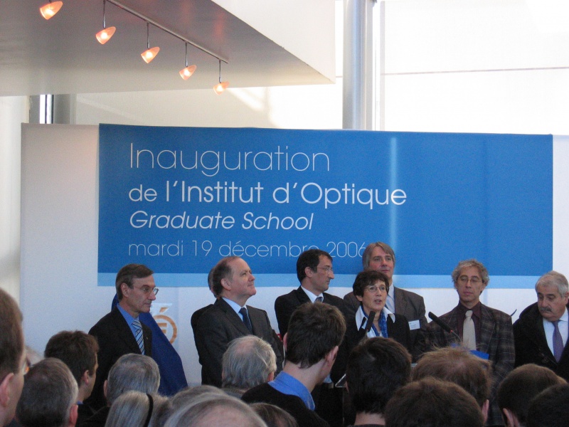 Inauguration IOGS Palaiseau