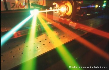 Laser accordable : Oscillateur Paramétrique Optique (OPO).