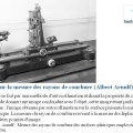 Banc pour la mesure des rayons de courbure (Albert Arnulf) - 1930