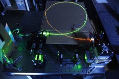 Test d'un convertisseur Rambio sur l'expérience de microscopie de fluorescence en molécule unique (collaboration groupes Manolia et Biophotonique)