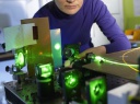 Test d'un convertisseur Rambio sur l'expérience de microscopie de fluorescence en molécule unique